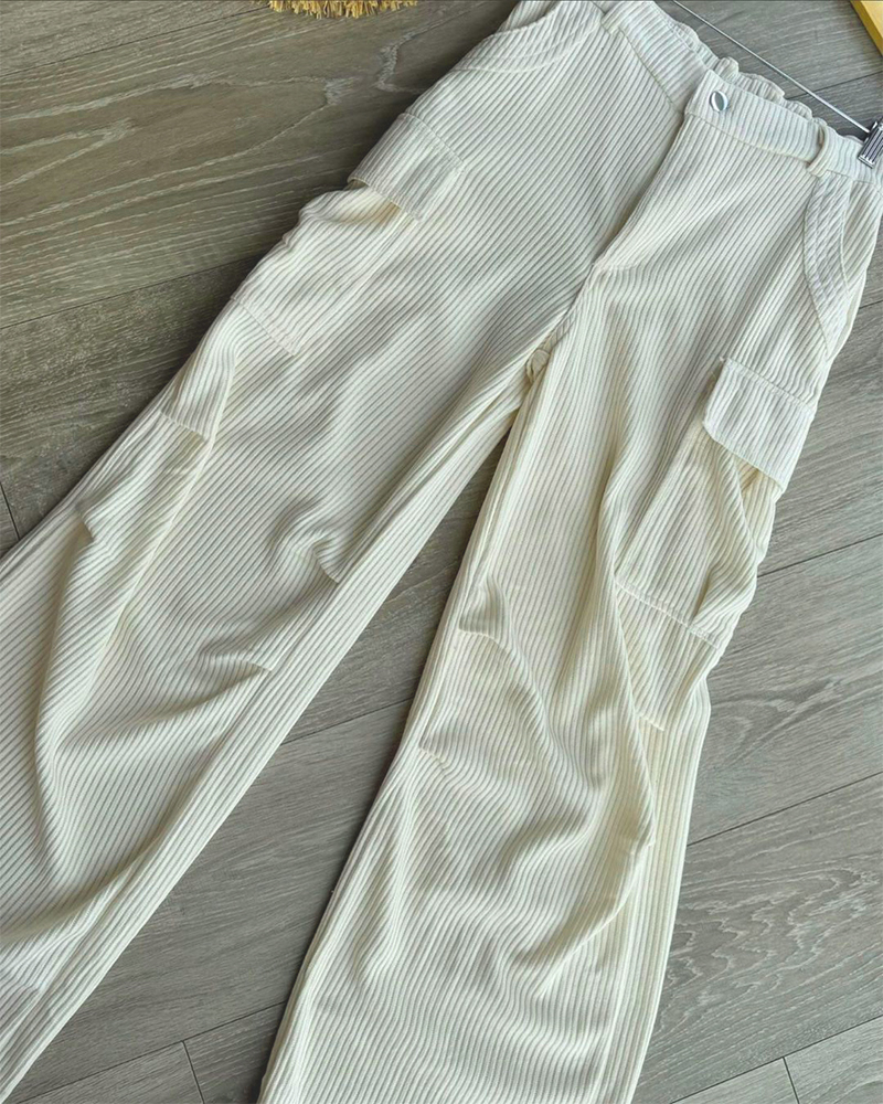 Corduroy Cargo Trousers