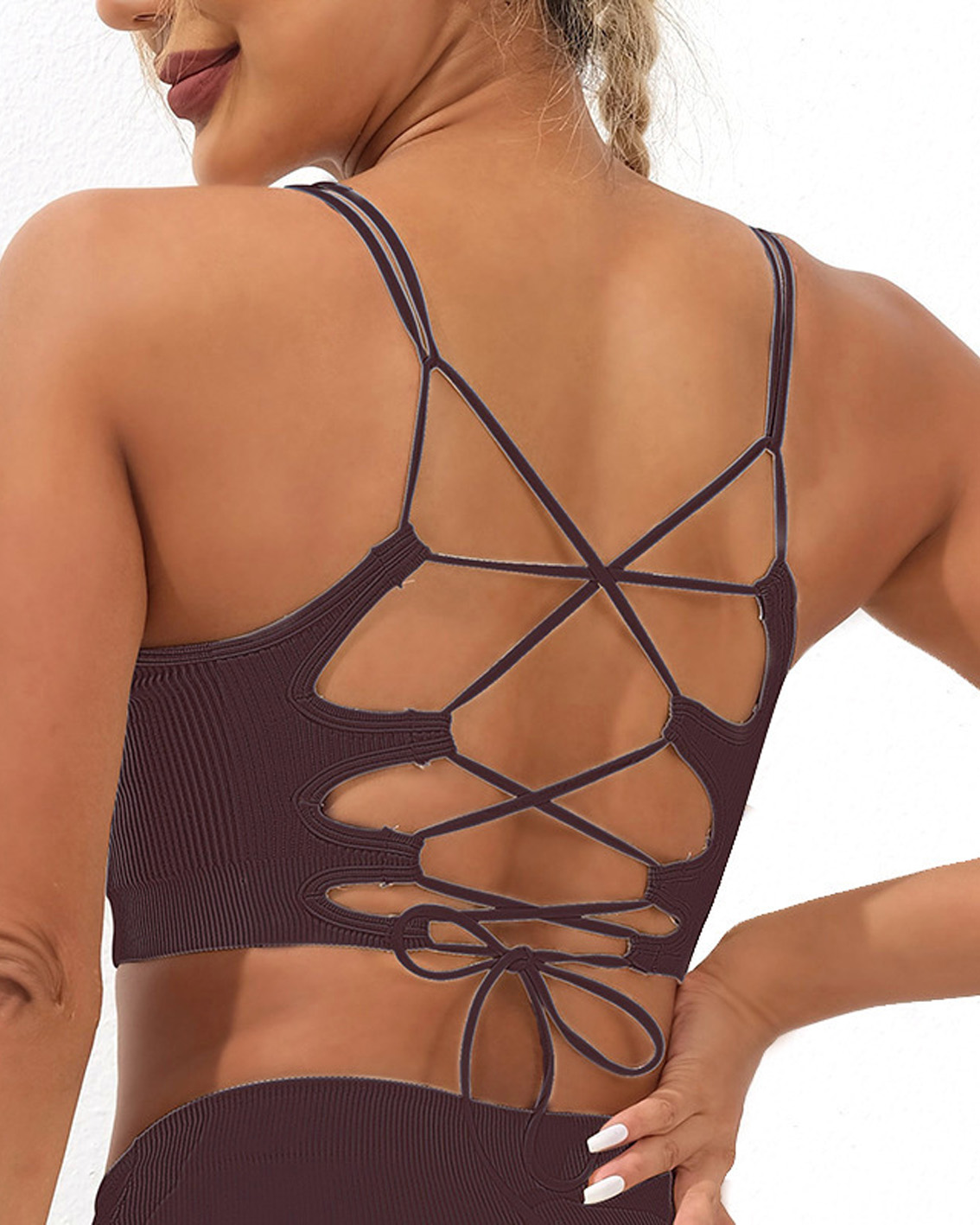 Hip-Lifting High-Elastic Yoga Vest