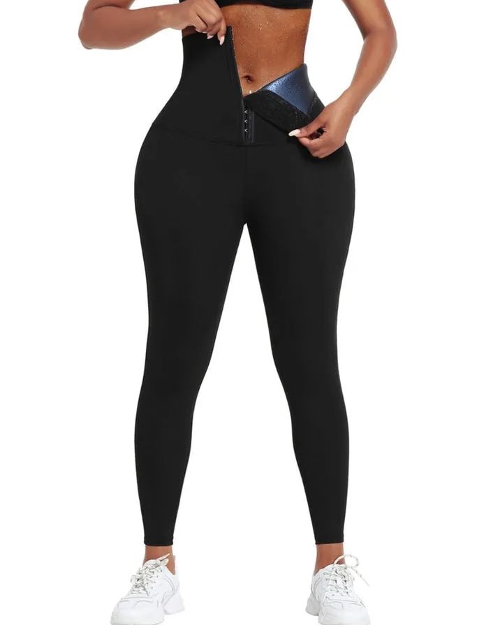 Leggings With Blue Neoprene Tummy Control Ref1291