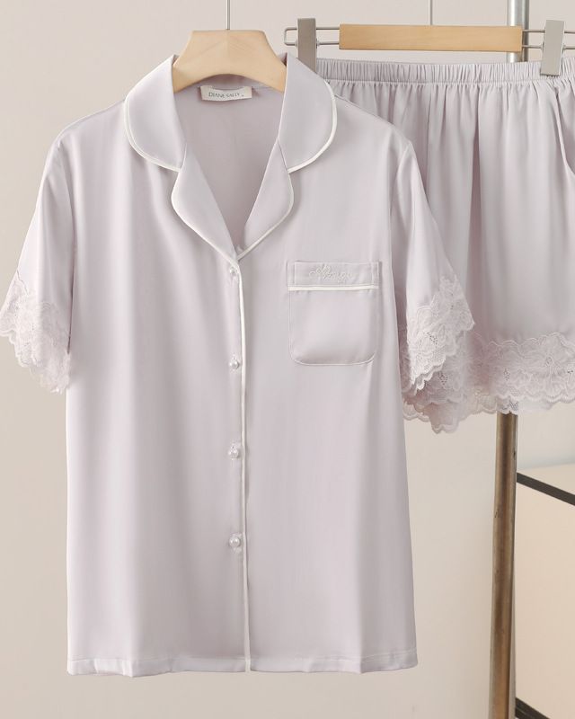 Ice Silk Short Sleeve Fashionable Home Clothes