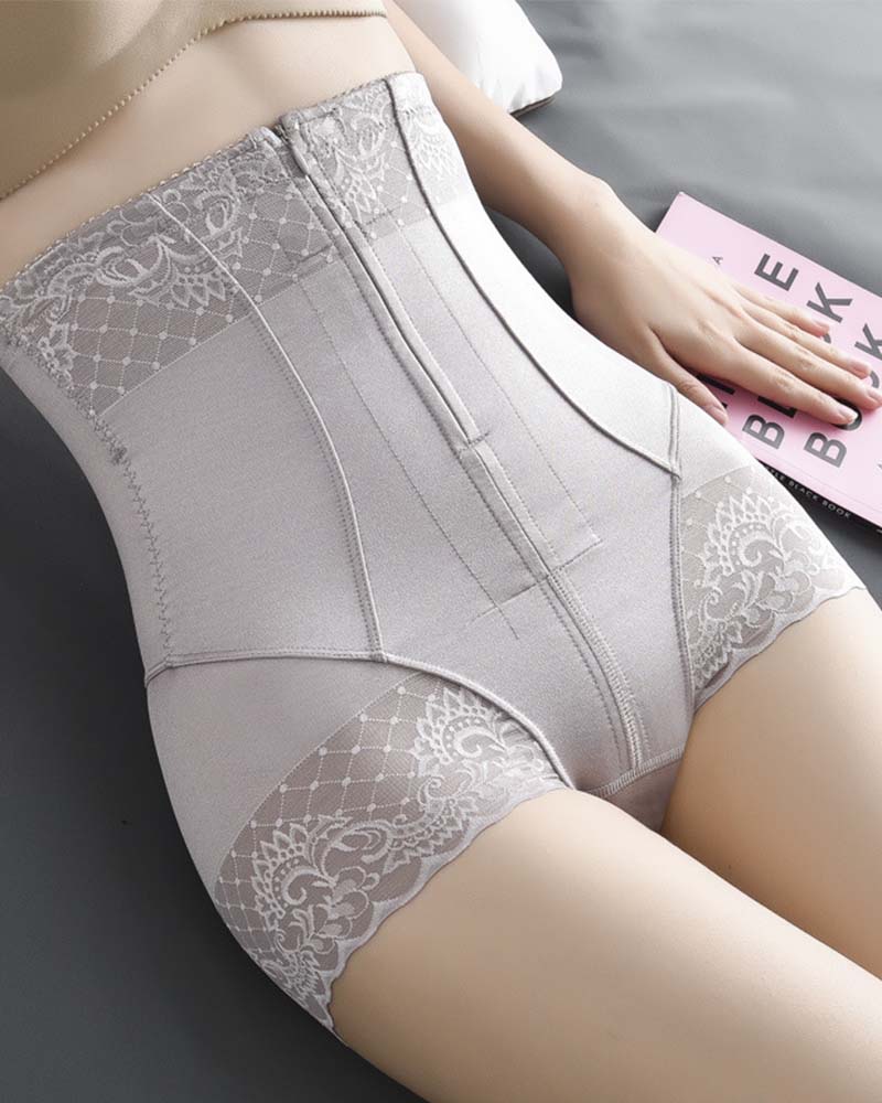 High-Waisted, Hip-Lifting Zipper Pants