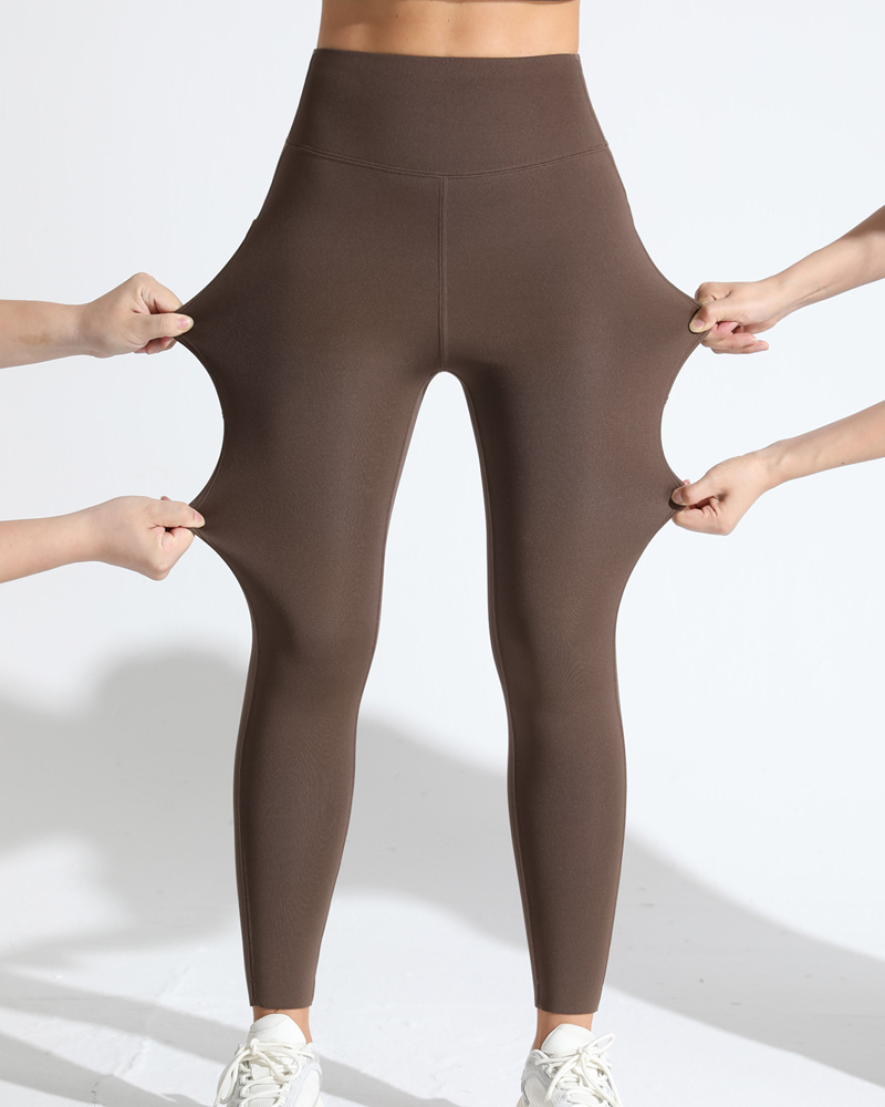 High-Waisted Tummy-Controlling Warm Sports Leggings