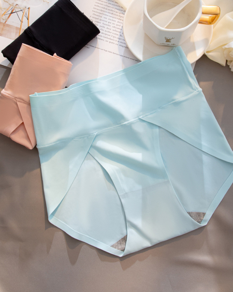 High-Slit, No-Thigh, High-Waist, Tummy-Lifting, Butt-Lifting Briefs