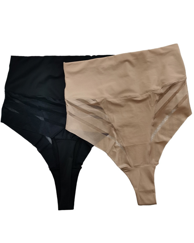 High Waisted Tummy Thong