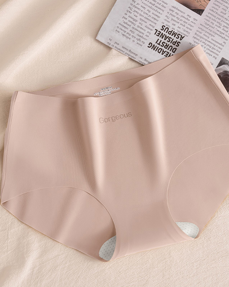 Yoga Fitness Mulberry Silk Antibacterial Seamless Underwear