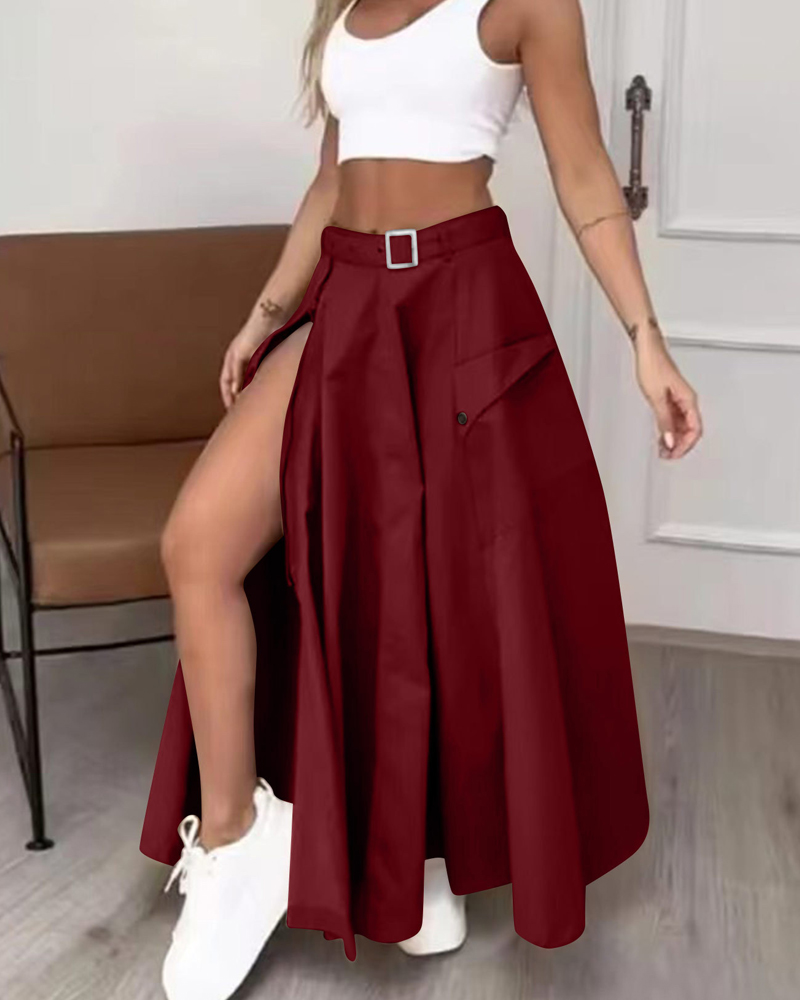 Fashion Casual Long Skirt