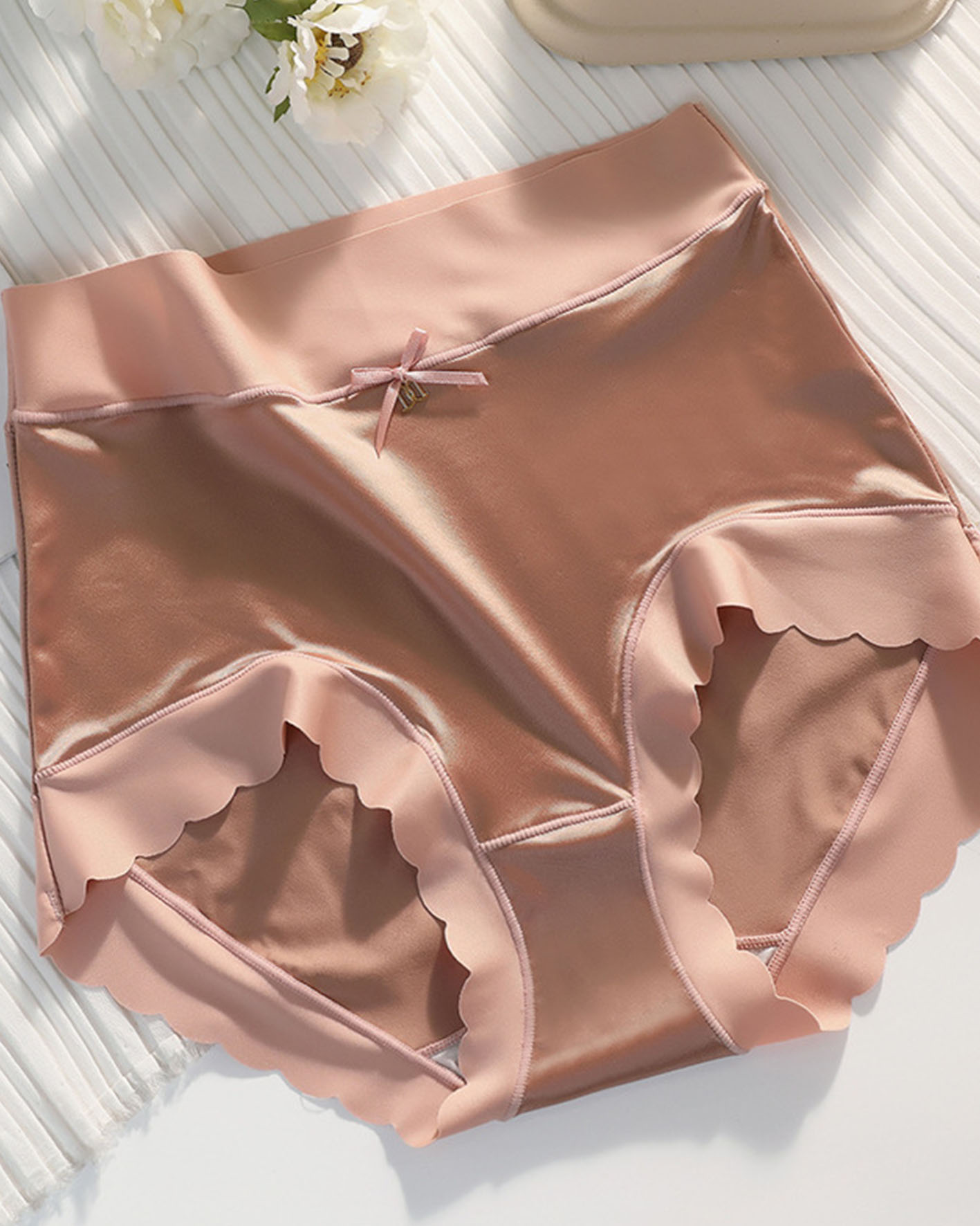 Silkworm Silk High-Waisted Hip Lift Sexy Panties Ref2111